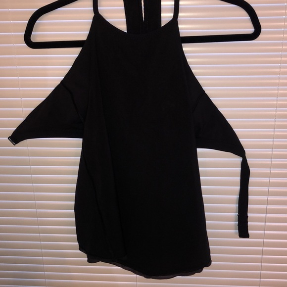 Black Lululemon Overlay Halter Top - Picture 8 of 11